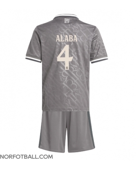 Billige Fotballdrakt Real Madrid David Alaba #4 Replika Tredjedraktsett Barn 2024-25 Kortermet (med bukser)
